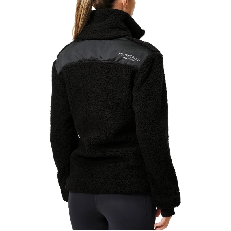 Кофта женская флисовая Teddy Black, Equestrian Stockholm (1458