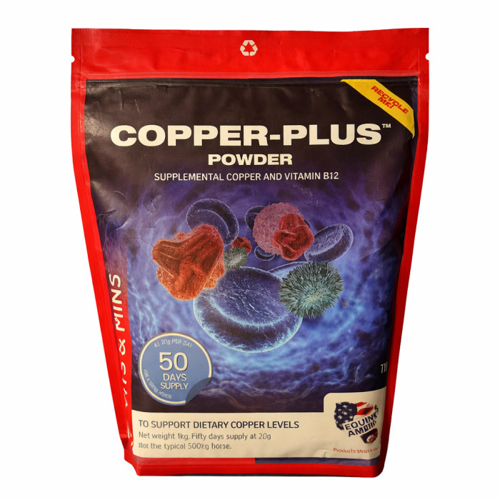 Добавка вітамінно-мінеральна з міддю для коня Copper Plus, Equine America