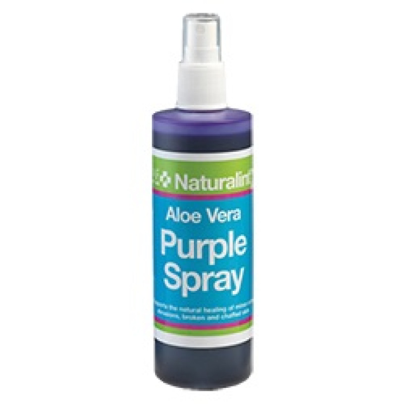 Спрей фиолетовый от мелких порезов, трещин, потертостей, ссадин Purple Spray, NAF