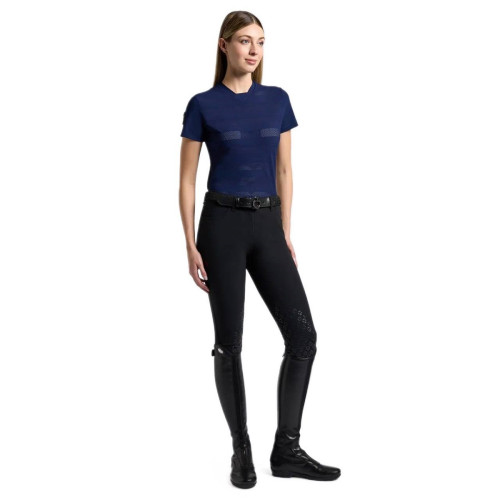 Футболка женская с коротким рукавом Perforated Jersey T-Shirt, Cavalleria Toscana