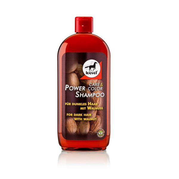 Шампунь для лошади концентрированный с грецким орехом Power Shampoo Walnut, Leovet