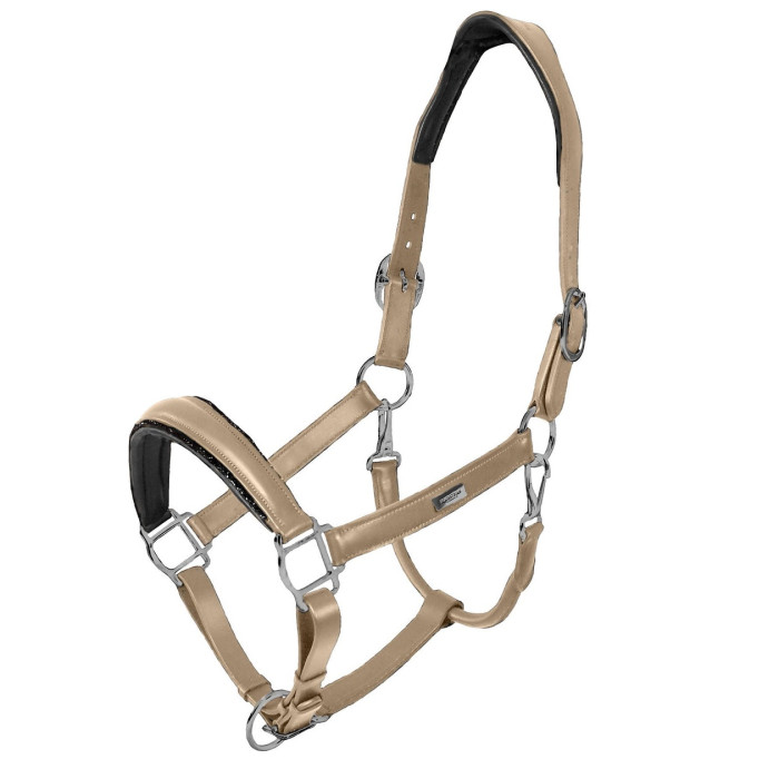 Недоуздок анатомічний шкіряний Sand, Equestrian Stockholm