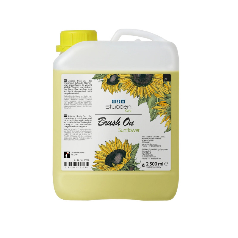Кондиционер для гривы и хвоста Brush on Sunflower, заправка, Stübben