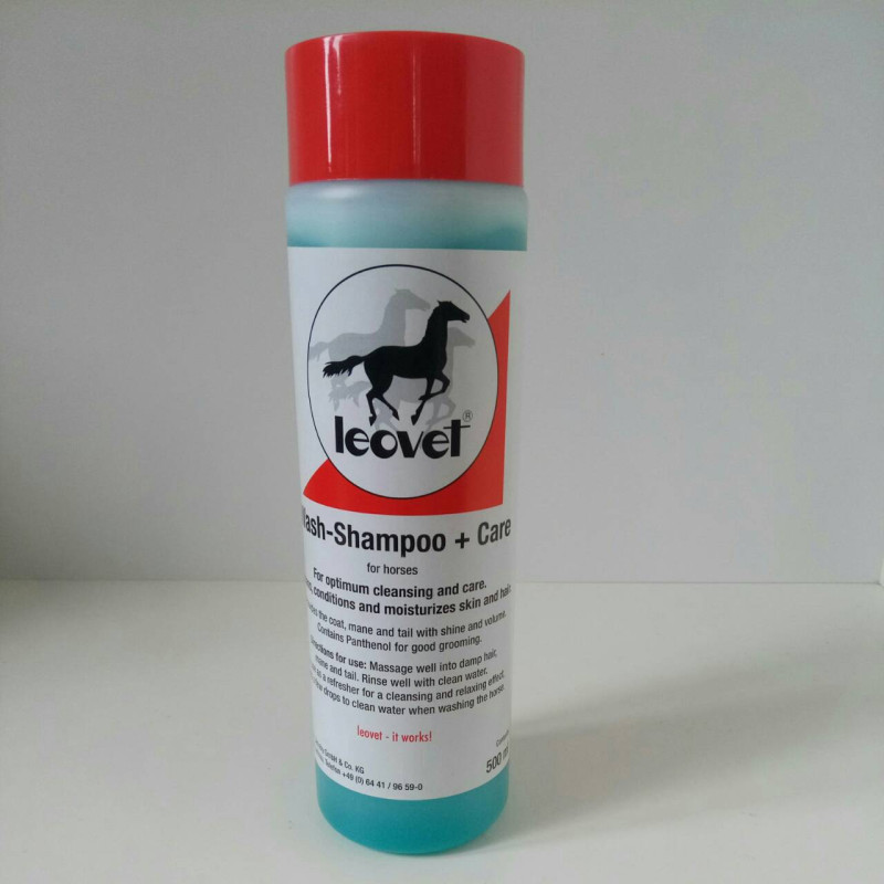 Шампунь для об'єму та сяйва вовни коня Wash-Shampoo + Care, Leovet