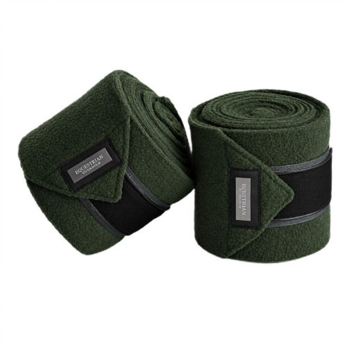 Бинты для ног лошади флисовые 4 шт Deep Olivine, Equestrian Stockholm