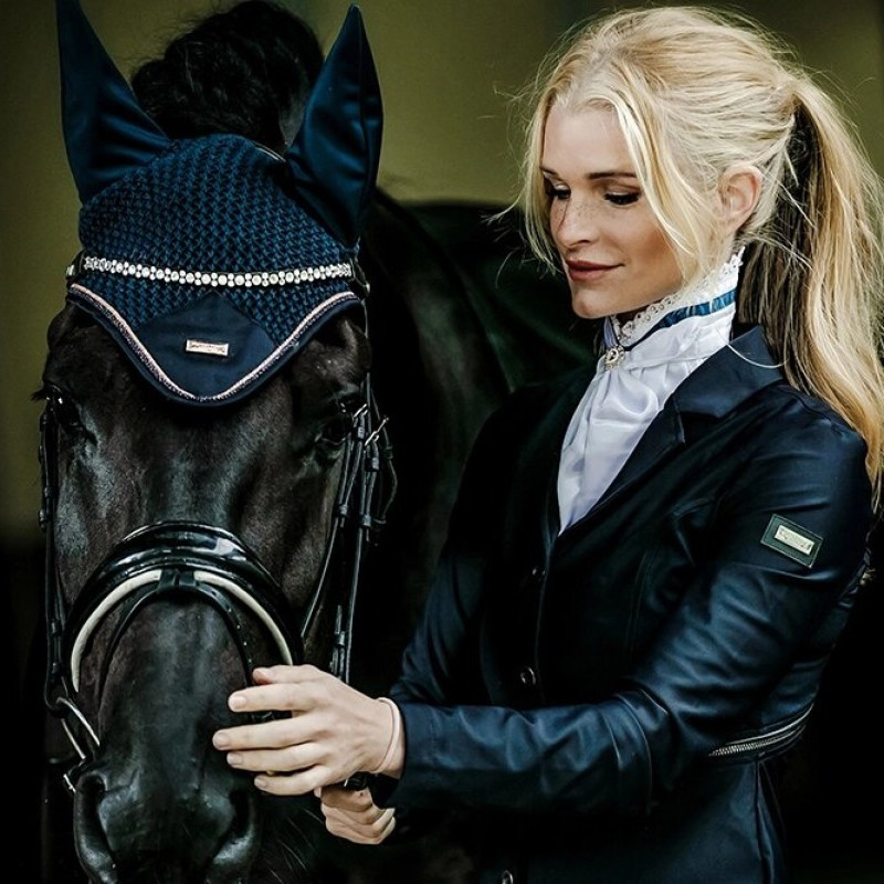 Пластрон для соревнований по конному спорту Monaco Blue, Equestrian Stockholm