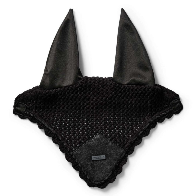 Вушка для коня All Black Glimmer, Equestrian Stockholm