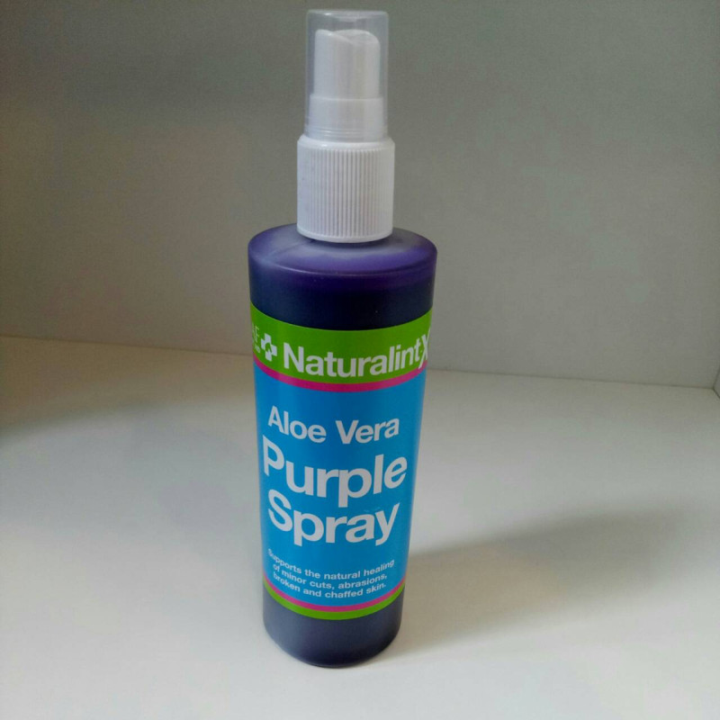 Спрей фиолетовый от мелких порезов, трещин, потертостей, ссадин Purple Spray, NAF