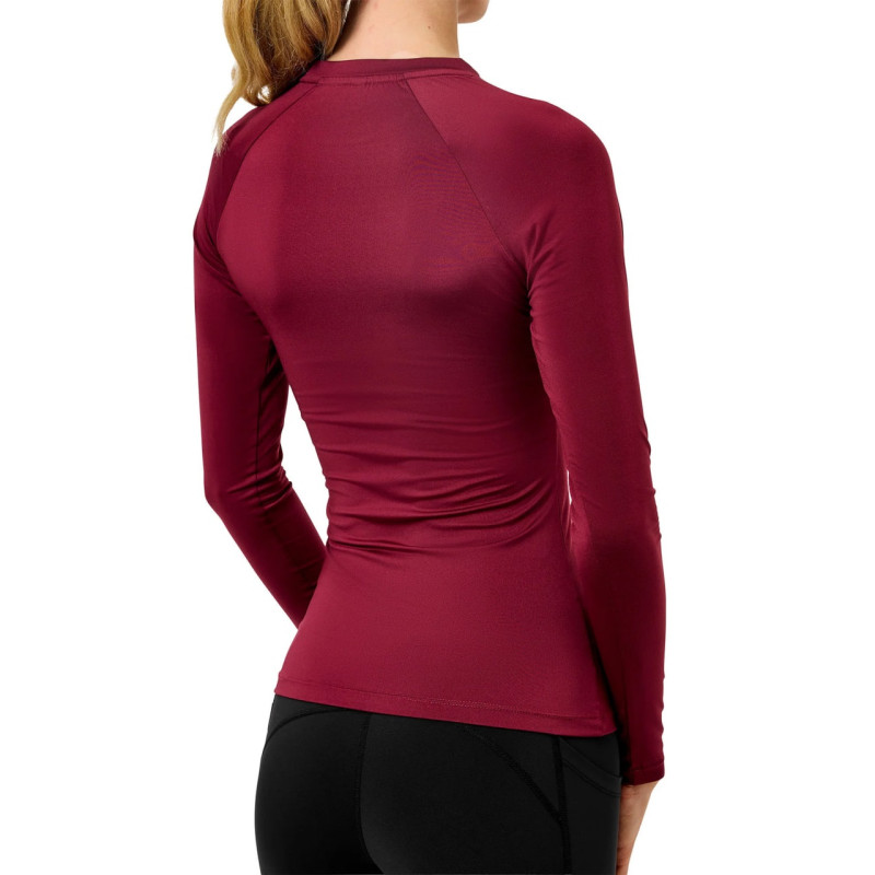 Футболка жіноча тренувальна з довгим рукавом Bordeaux, Equestrian Stockholm