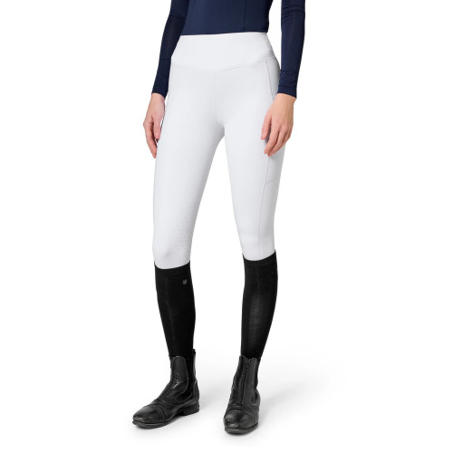 Лосини для верхової їзди з повною силіконовою леєю Premium Movement All White, Equestrian Stockholm