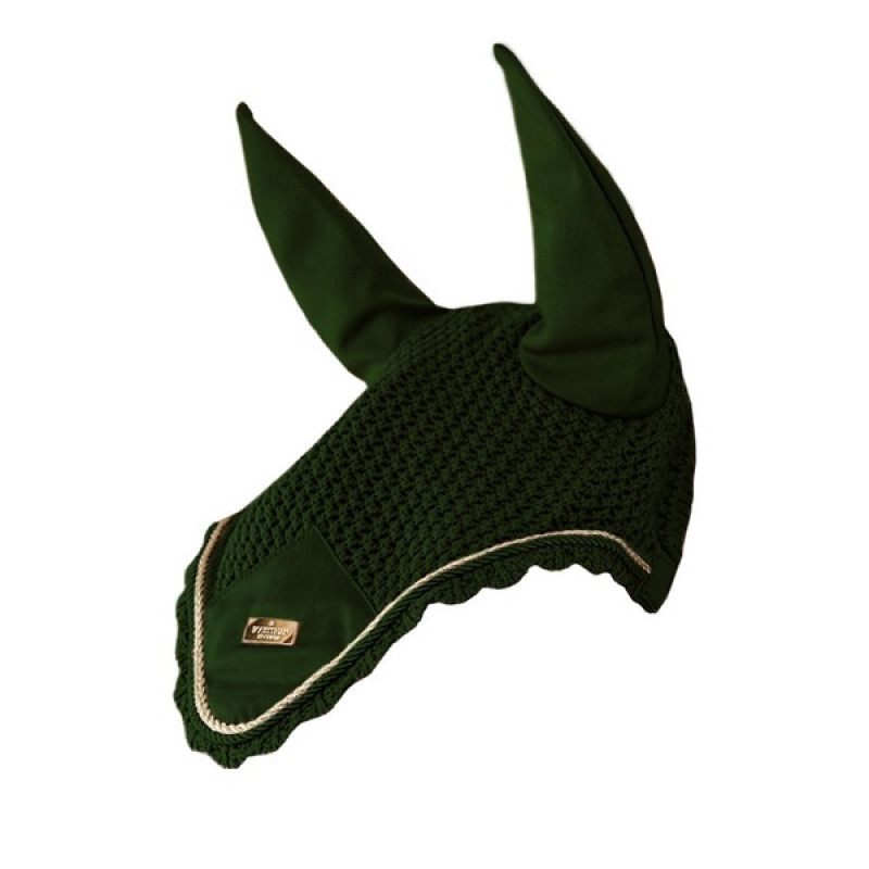Вушка для коня Forest Green, Equestrian Stockholm