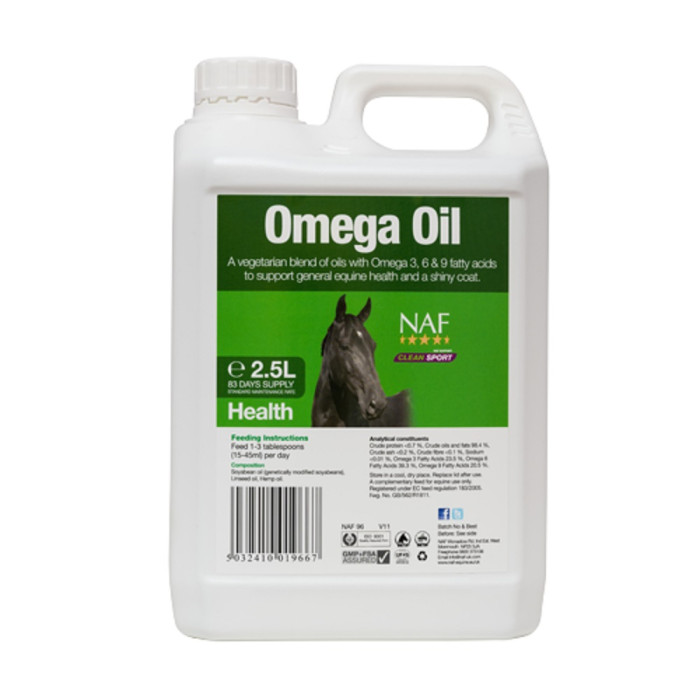 Олія для коня Omega Oil, NAF 5 Stars