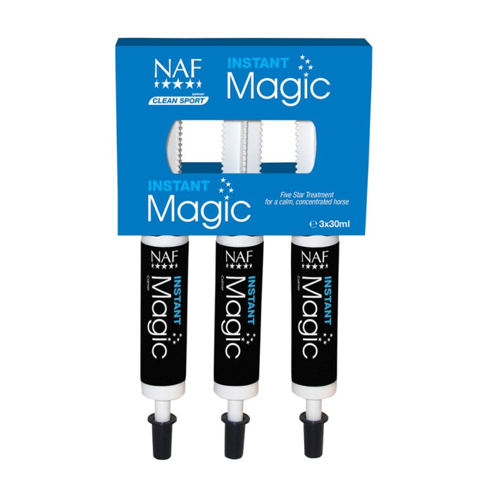 Средство для быстрого успокоения лошади Instant Magic, набор из трех шприцов, NAF 5 Stars