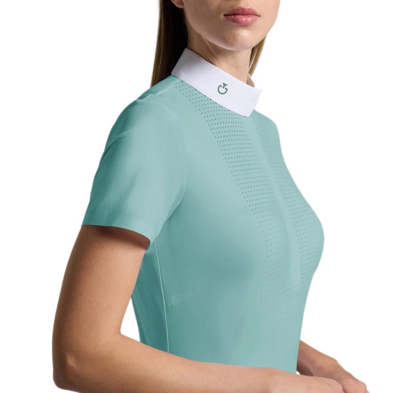 Футболка женская турнирная с коротким рукавом Heat Sealed Perforated, Cavalleria Toscana