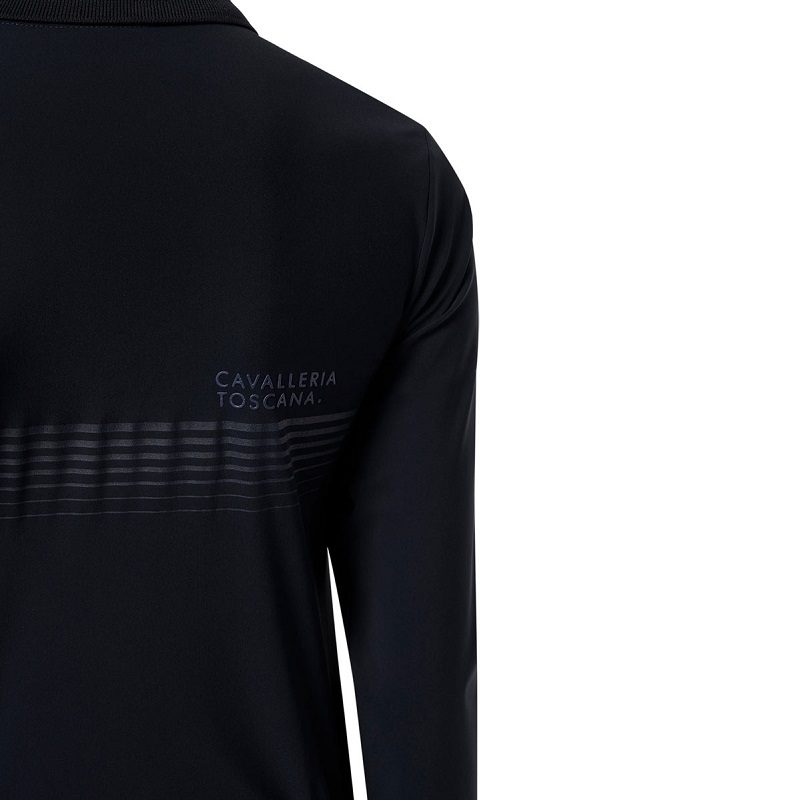 Футболка детская тренировочная с длинным рукавом CT Racing Stripe Print L/S, Cavalleria Toscana