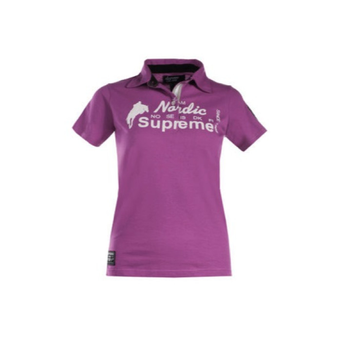 Футболка-поло женская с коротким рукавом Supreme Briana Jersey Shirt, Horze