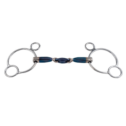 Трензель вісімка олімпійський із солодкою ланкою Sweet Iron 2,5 Ring, Trust Equestrian