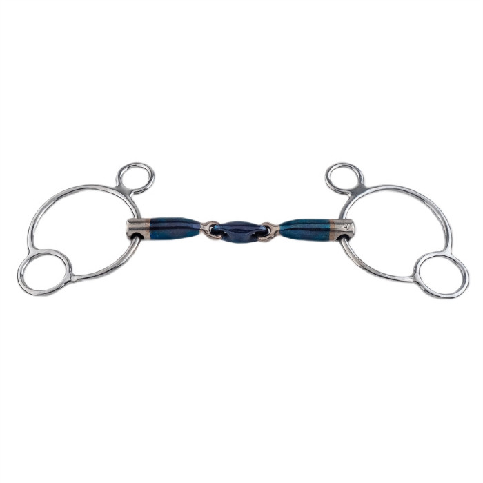 Трензель восьмерка олимпийский со сладким звеном Sweet Iron 2,5 Ring, Trust Equestrian