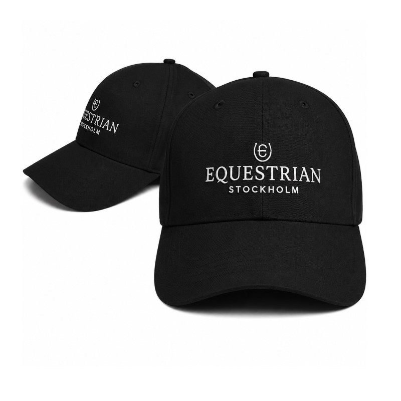 Бейсболка Black White, Equestrian Stockholm