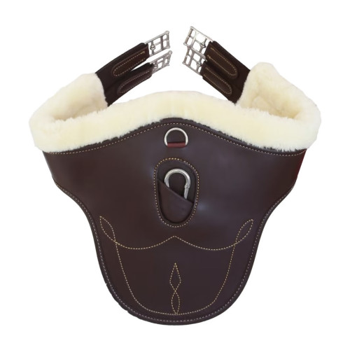 Підпруга конкурна фартух з еластичними кінцями, анатомічна Sheepskin Stud, Kentucky