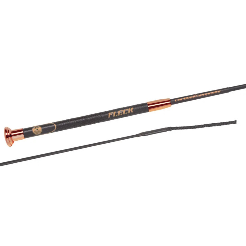 Хлыст выездковый Carbon Ultra Light Rose Gold, Fleck