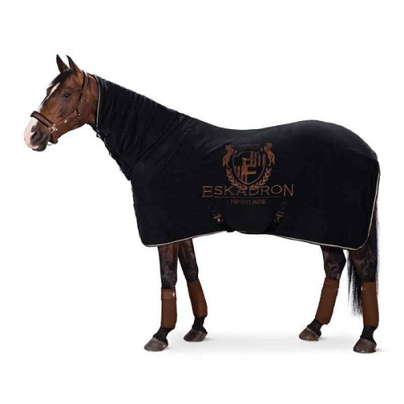 Попона флисовая с капором Fleece Stripe Heritage, Eskadron 