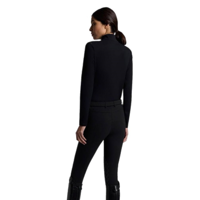 Футболка женская тренировочная с длинным рукавом Jersey Fleece Half Zip , Cavalleria Toscana