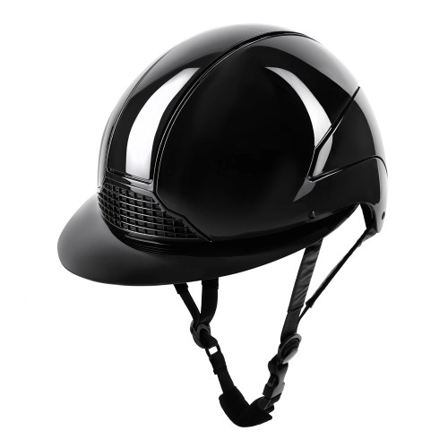 Шолом для верхової їзди з широким козирком H24 Lady Glossy, Swing