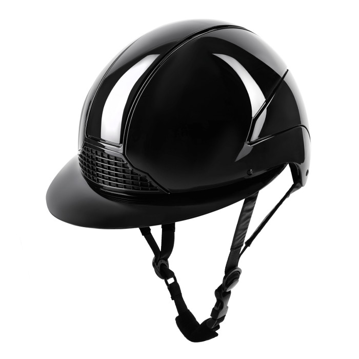 Шолом для верхової їзди з широким козирком H24 Lady Glossy, Swing