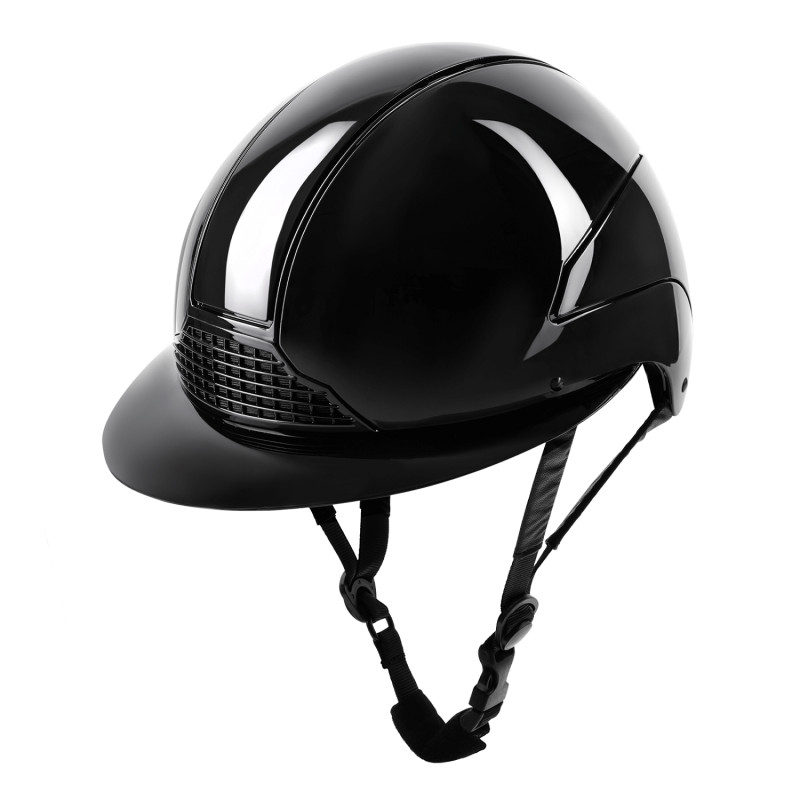 Шолом для верхової їзди з широким козирком H24 Lady Glossy, Swing