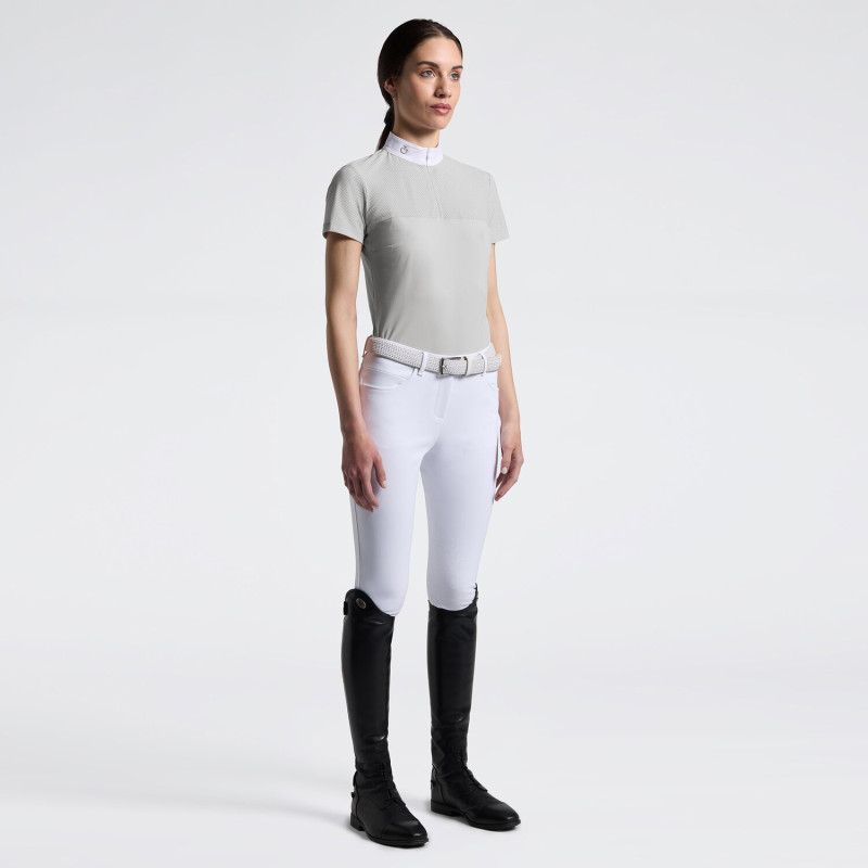 Футболка жіноча турнірна з коротким рукавом CT Perforated Jersey Inserts S/S, Cavalleria Toscana