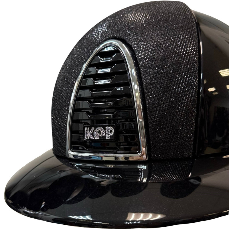 Шлем для верховой езды с широким козырьком Cromo 2.0 Polish Metal Luminor, KEP Italia