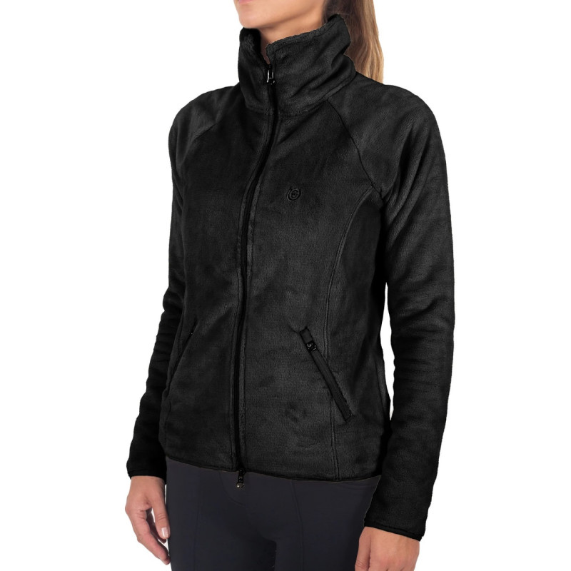 Кофта жіноча флісова Velvet Fleece Black, Equestrian Stockholm