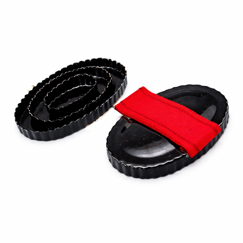 Скребница для лошади металлическая, Tattini