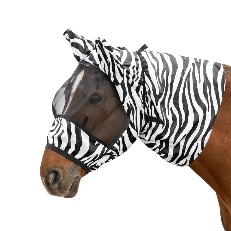 Маска для коня від мух Zebra Eczema, Waldhausen