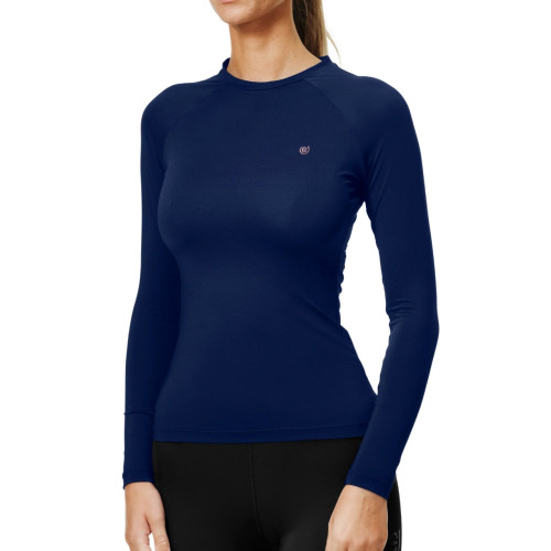 Футболка жіноча тренувальна з довгим рукавом Lagoon Blush, Equestrian Stockholm