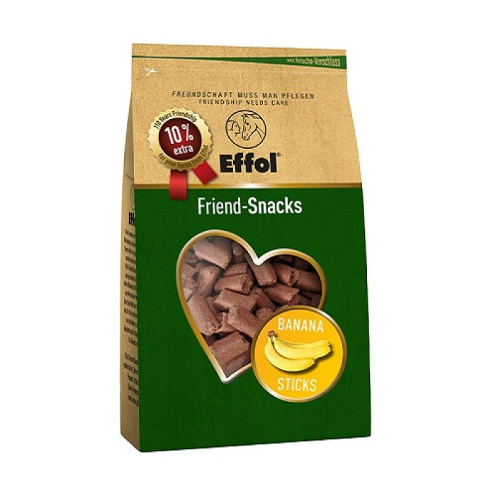 Лакомство для лошади со вкусом банана Friend-Snacks Banana Sticks, Effol