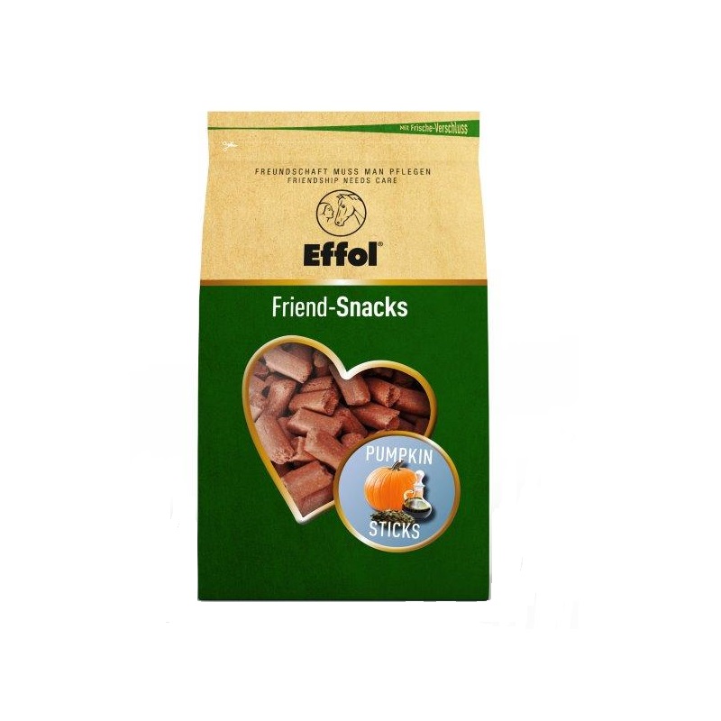 Лакомство для лошади со вкусом тыквы Friend-Snacks Pumpkin Sticks, Effol